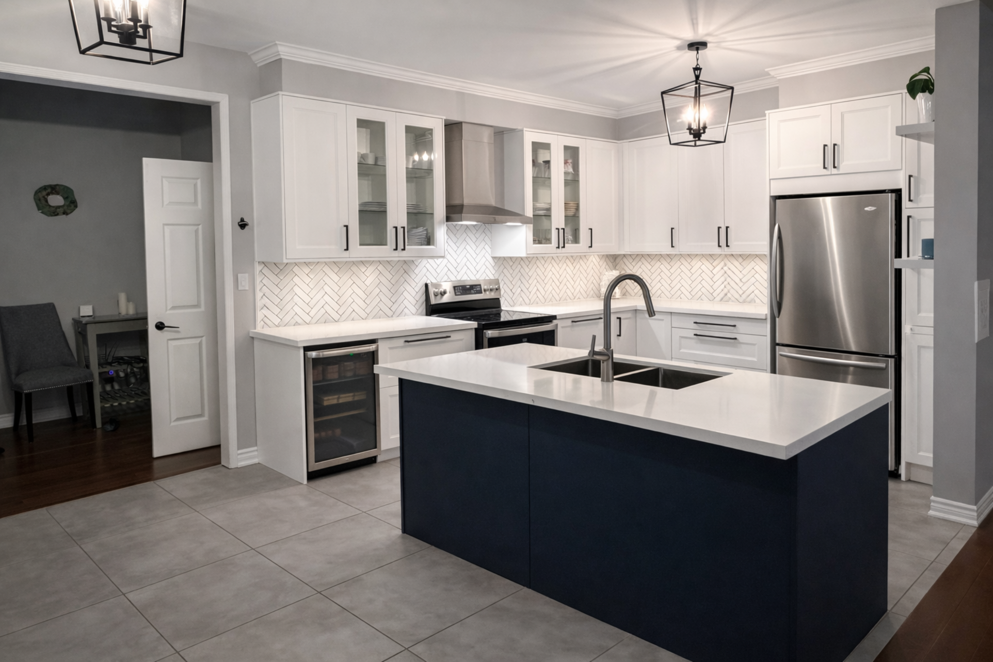 Completed kitchen renovation